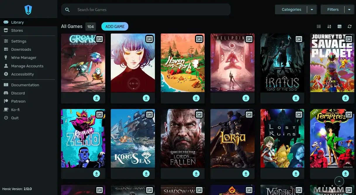 Heroic page